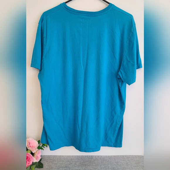 Urban Vintage Retro Men's‎ Blue T-shirt, Size XL - Picture 2 of 5